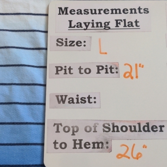 Talbots White and Blue Ombre Striped 1/4 Zip Pullover Jacket size Large - Picture 7 of 7